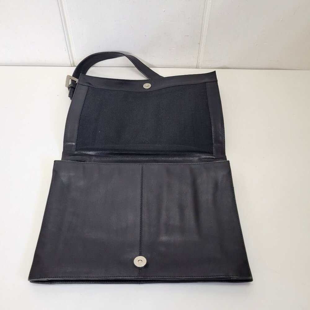 Kenneth Cole New York Black Leather Bag - Picture 4 of 8